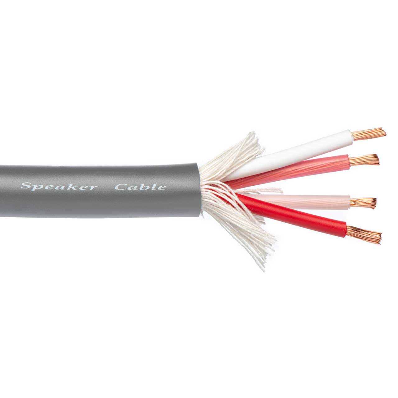 Canare 4S11 Star Quad 14AWG 4-Conductor Speaker Cable - Grey - Per Foot