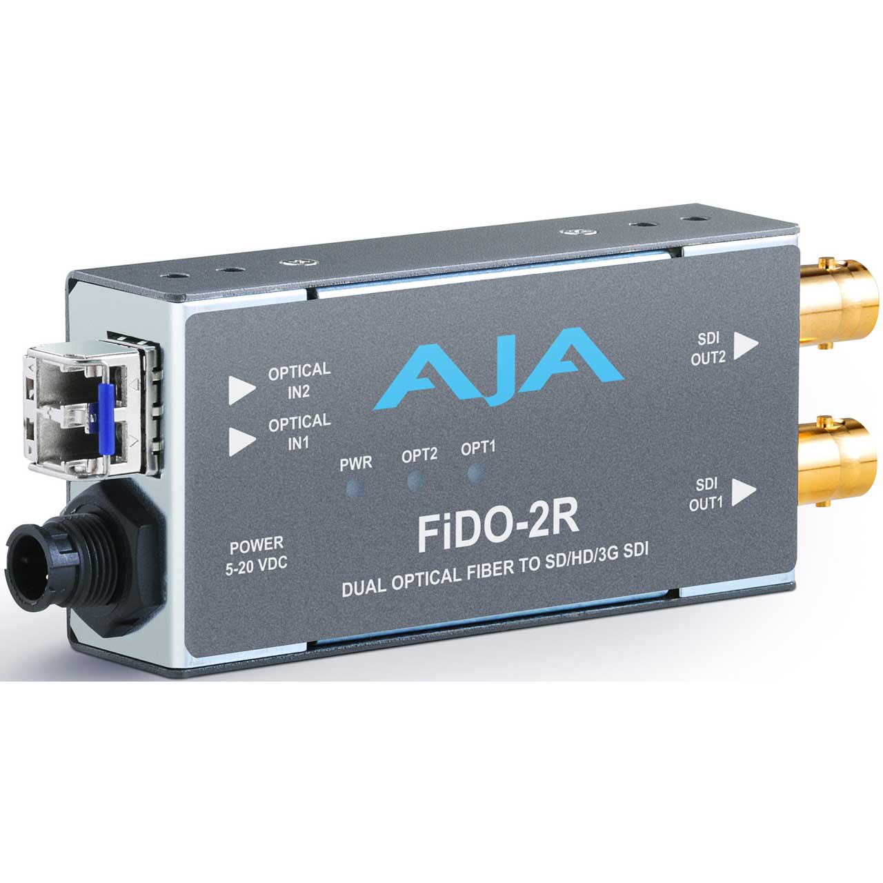 AJA FiDO-2R Dual Channel Fiber to SDI Converter Receiver
