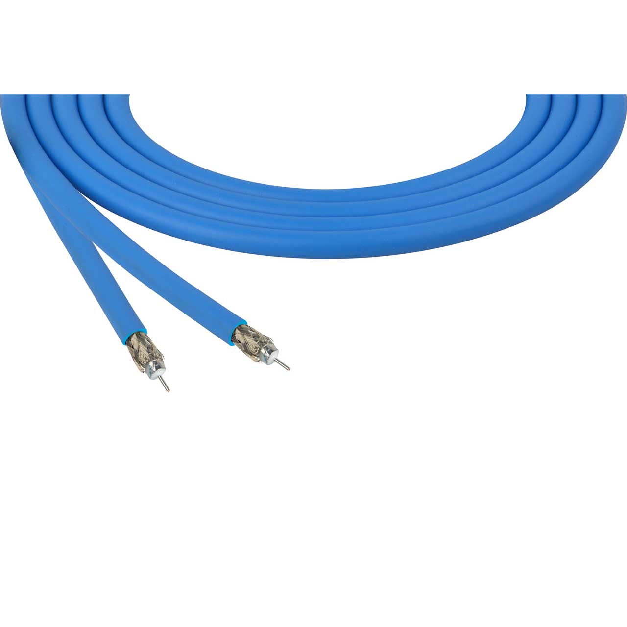 Belden 4694R 0061000 12 GHz 4K UHD 75 Ohm 18 AWG Precision Video Cable - Light Blue - Per Foot