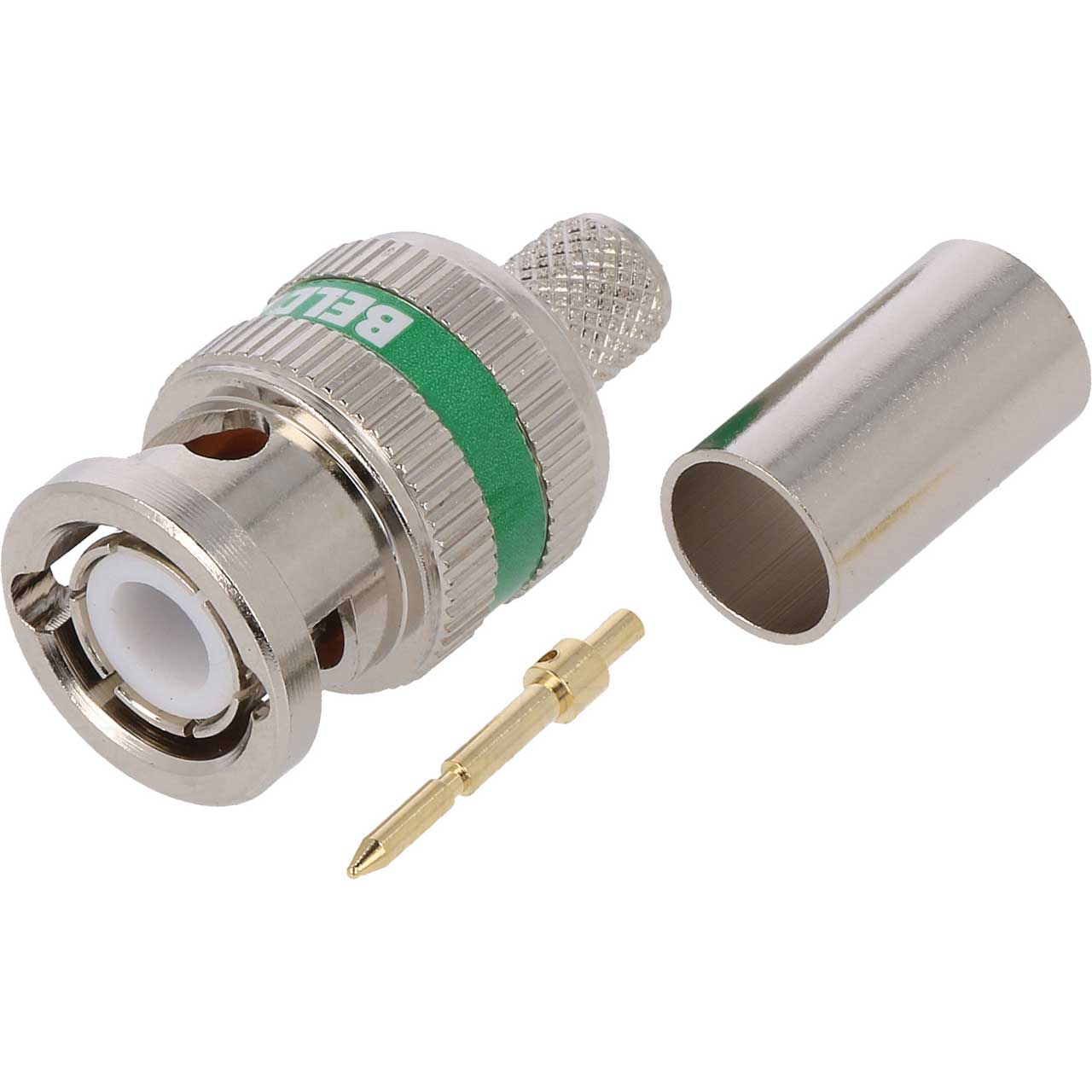 Belden 4694RBUHD3 12G-SDI 3-Piece UHD BNC Crimp Connector for