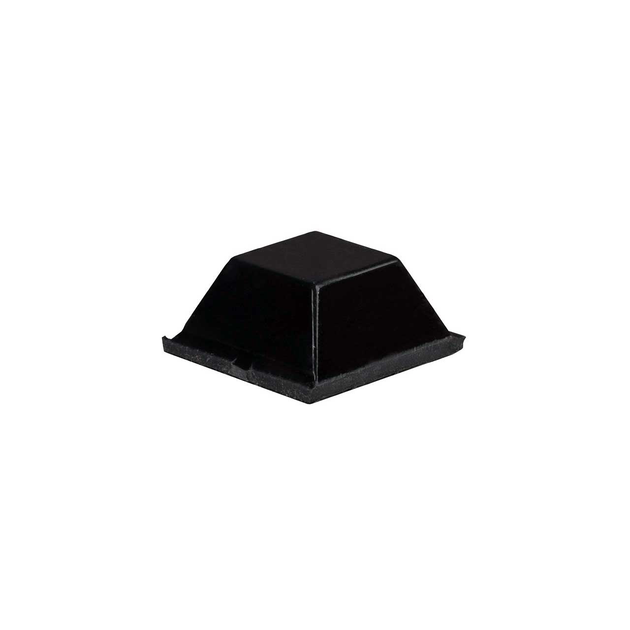 3M 1/2in Black Rubber Bumpon