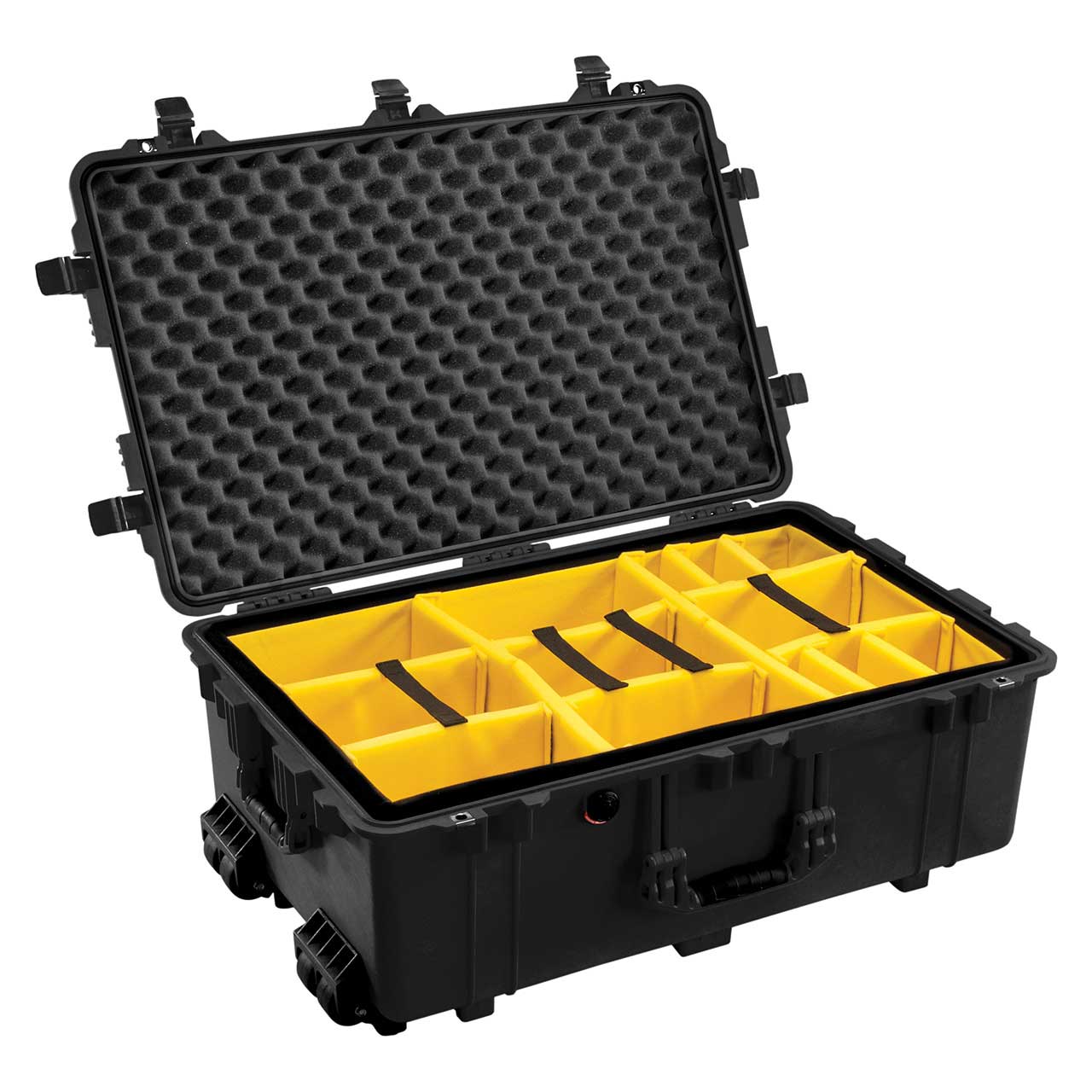 Pelican 1654 Protector Case with Padded Dividers - Black