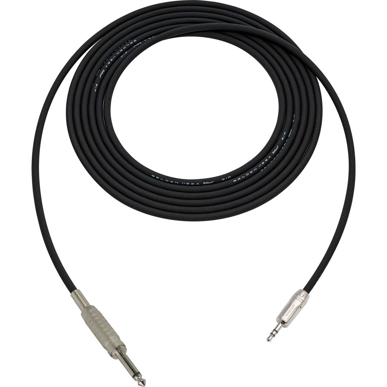 Sescom Audio Cable Belden Star Quad 1/4 TS Mono Male to 3.5mm TRS ...