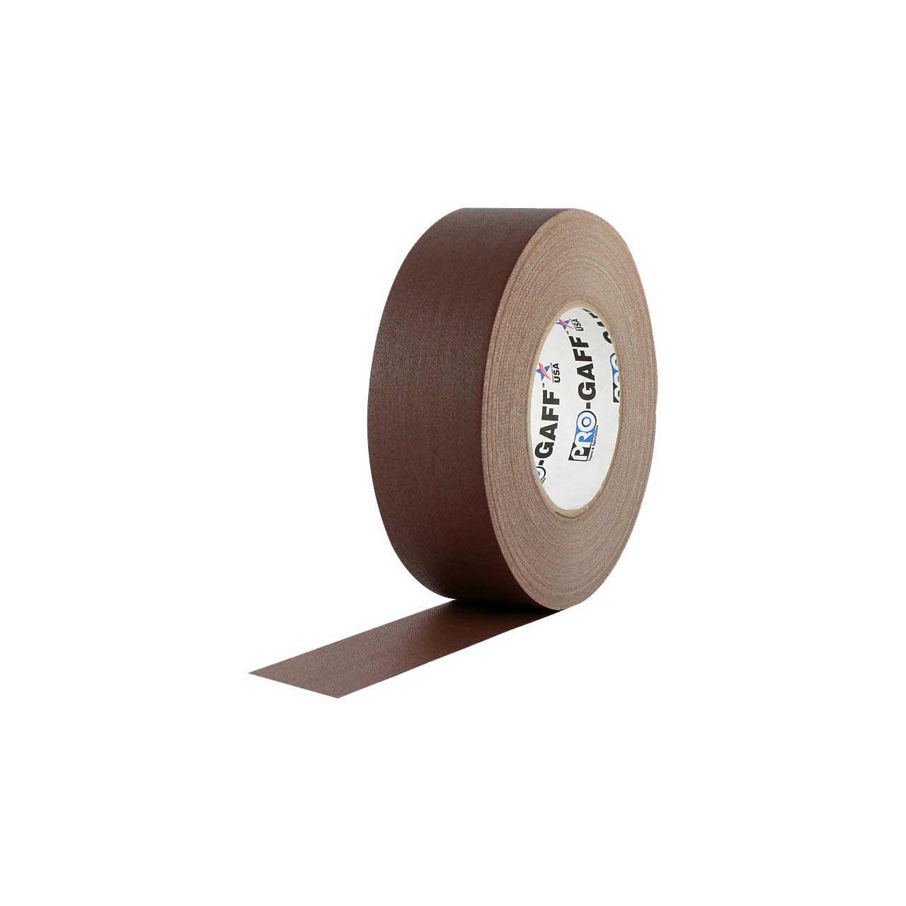 ProTapes Pro Gaff Gaffer’s Tape – 2” X 55yd, Brown, Matte Cloth With Rubber Adhesive, Residue-Free Removal
