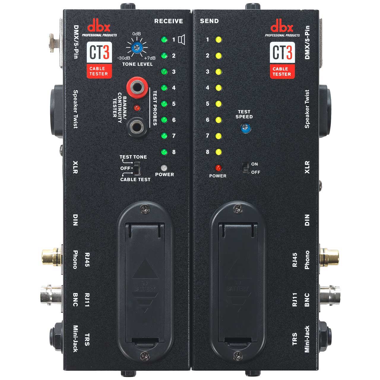 DBX CT3 Advanced Multiformat-Multipin Audio & Video Cable Tester