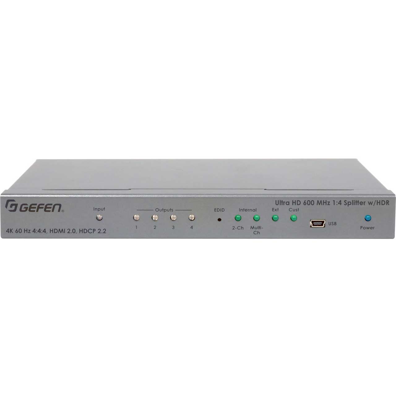 Gefen EXT-UHD600-14 Ultra HD 600 MHz 1:4 Splitter for HDMI with