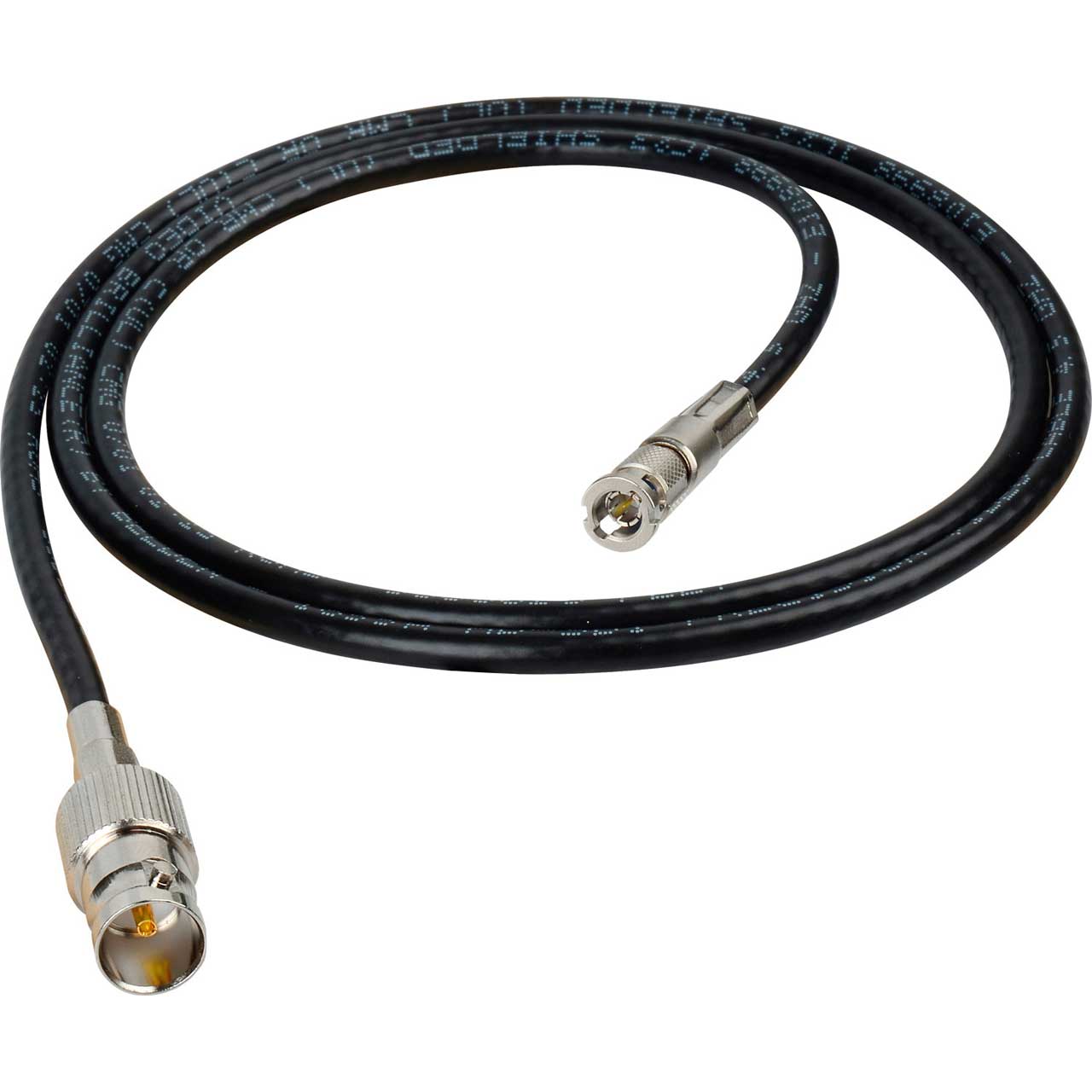 6" Belden 1855A HD-SDI Mini RG59 Video Cable BNC Male to Male Blue. 