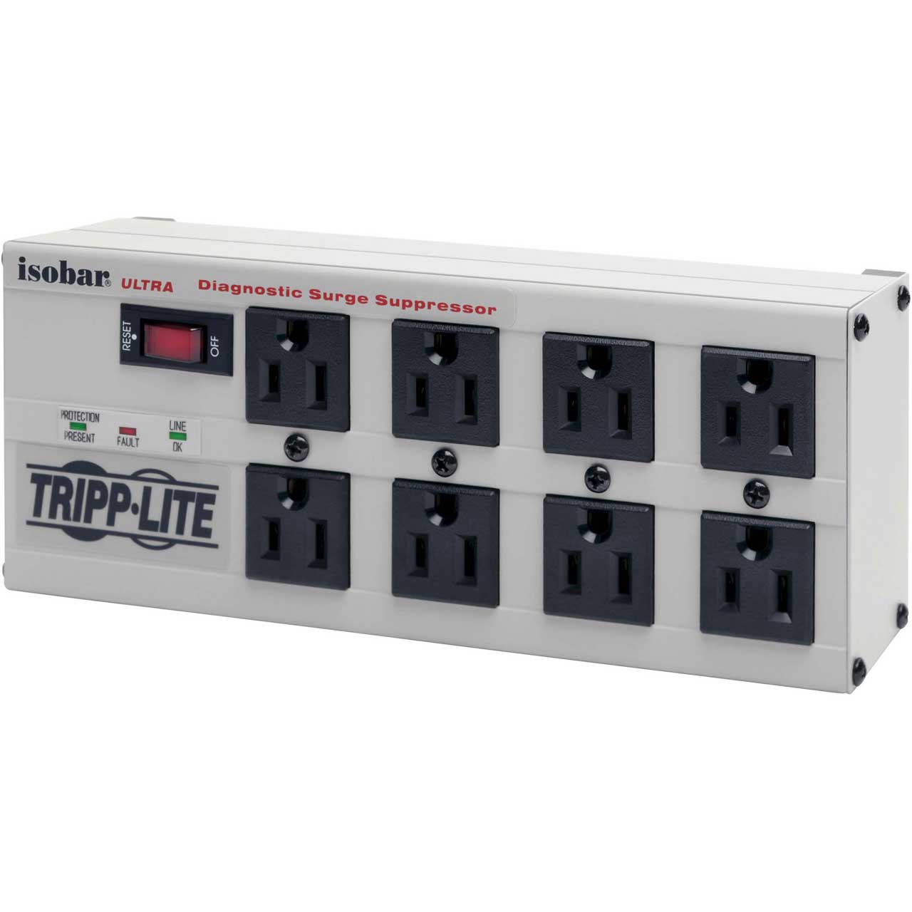 Tripp Lite ISOBAR8ULTRA 8-Outlet All Metal Housing Isobar Surge Suppressor