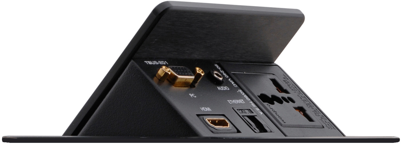 solutions k connect Pop Multi Up Connection Table 201XL TBUS Mount Kramer Solution