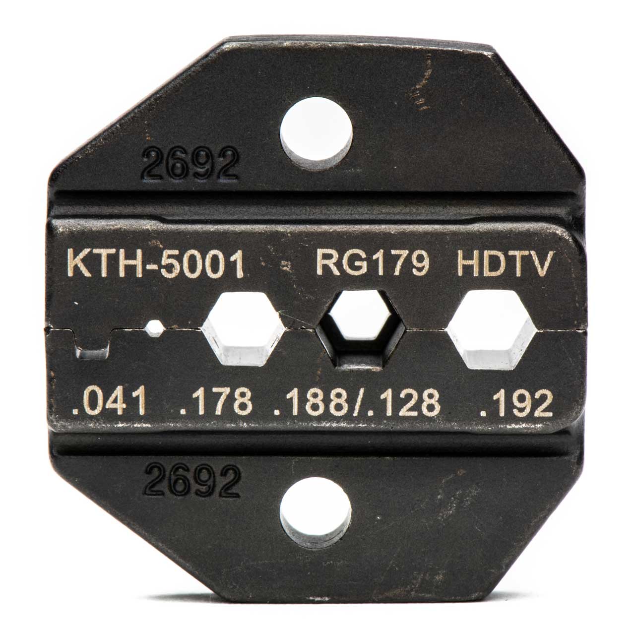 ktページ1 Kings KTH-5001 Crimp Die for KTH-5000 (Belden 1277/1278/1279P