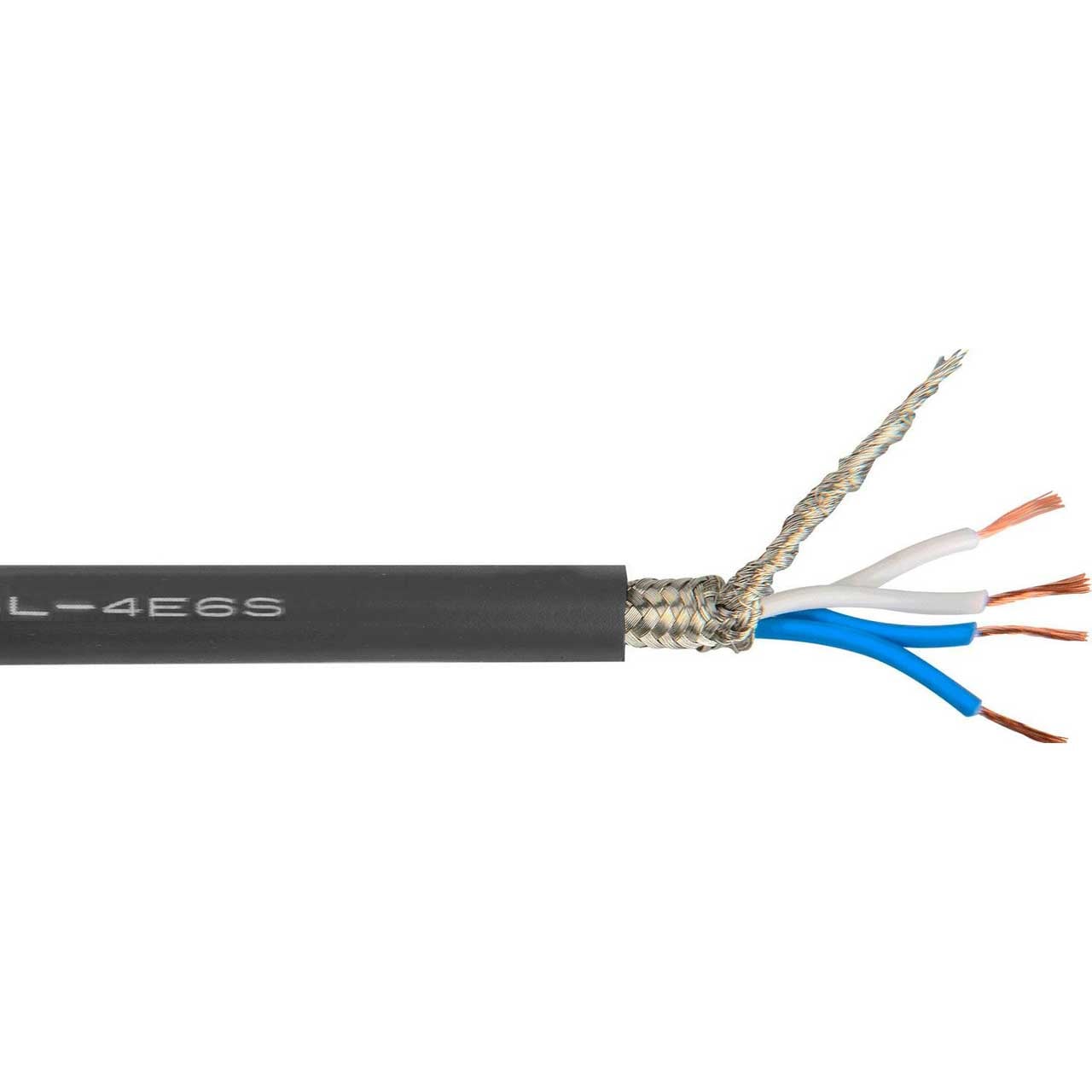 CANARE L-4E6AT-EM グレー 100m Canare L-4E6S Star-Quad Microphone Cable by the Foot - Grey