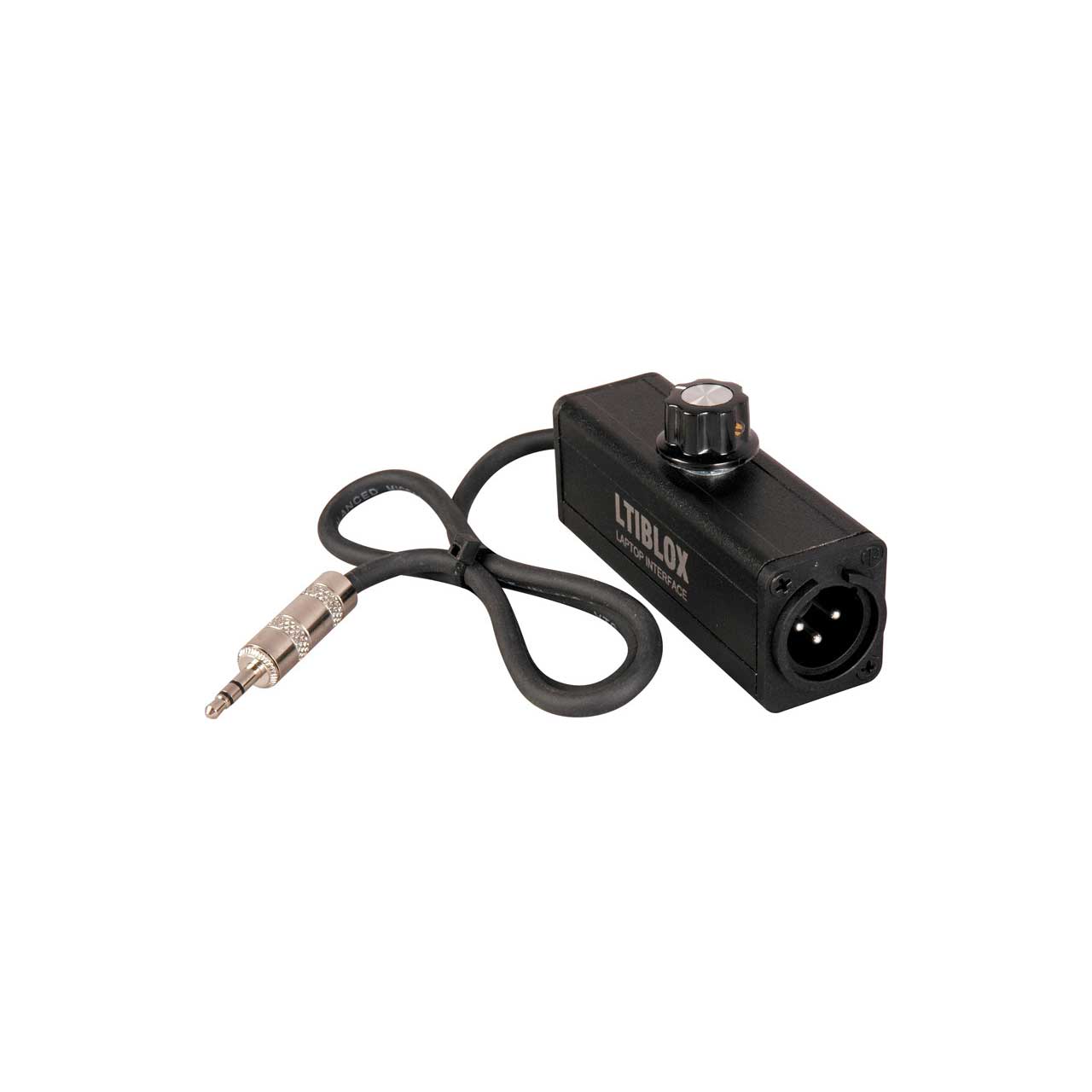 Rapco LTIBLOX Laptop Interface - 3.5mm Line Level to XLR Mic Level
