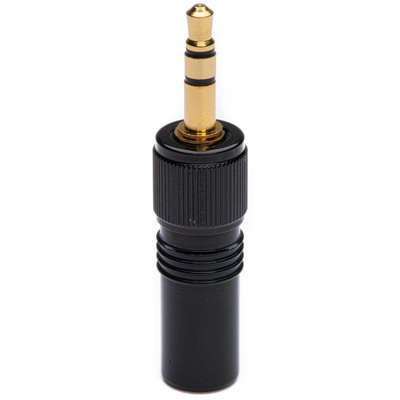 M-3.5S LOCKING 3.5mm Male TRS Stereo Audio Plug - Cable End