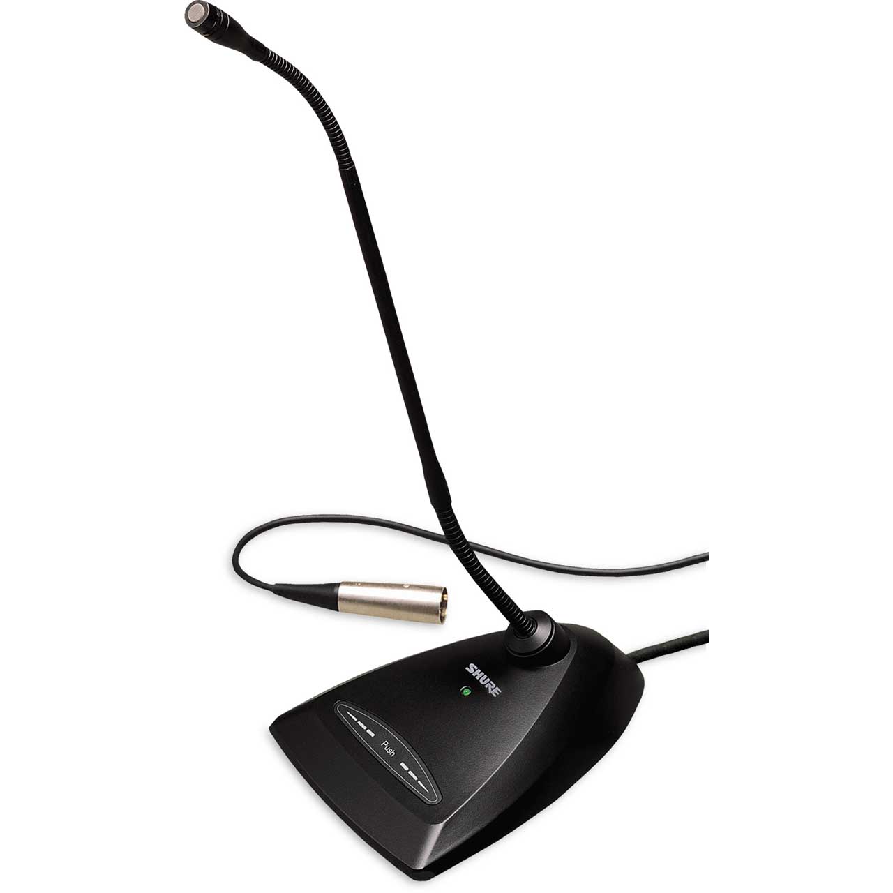 Shure MX412D/C 12-Inch Cardioid Gooseneck Mic w/ A412B Desktop