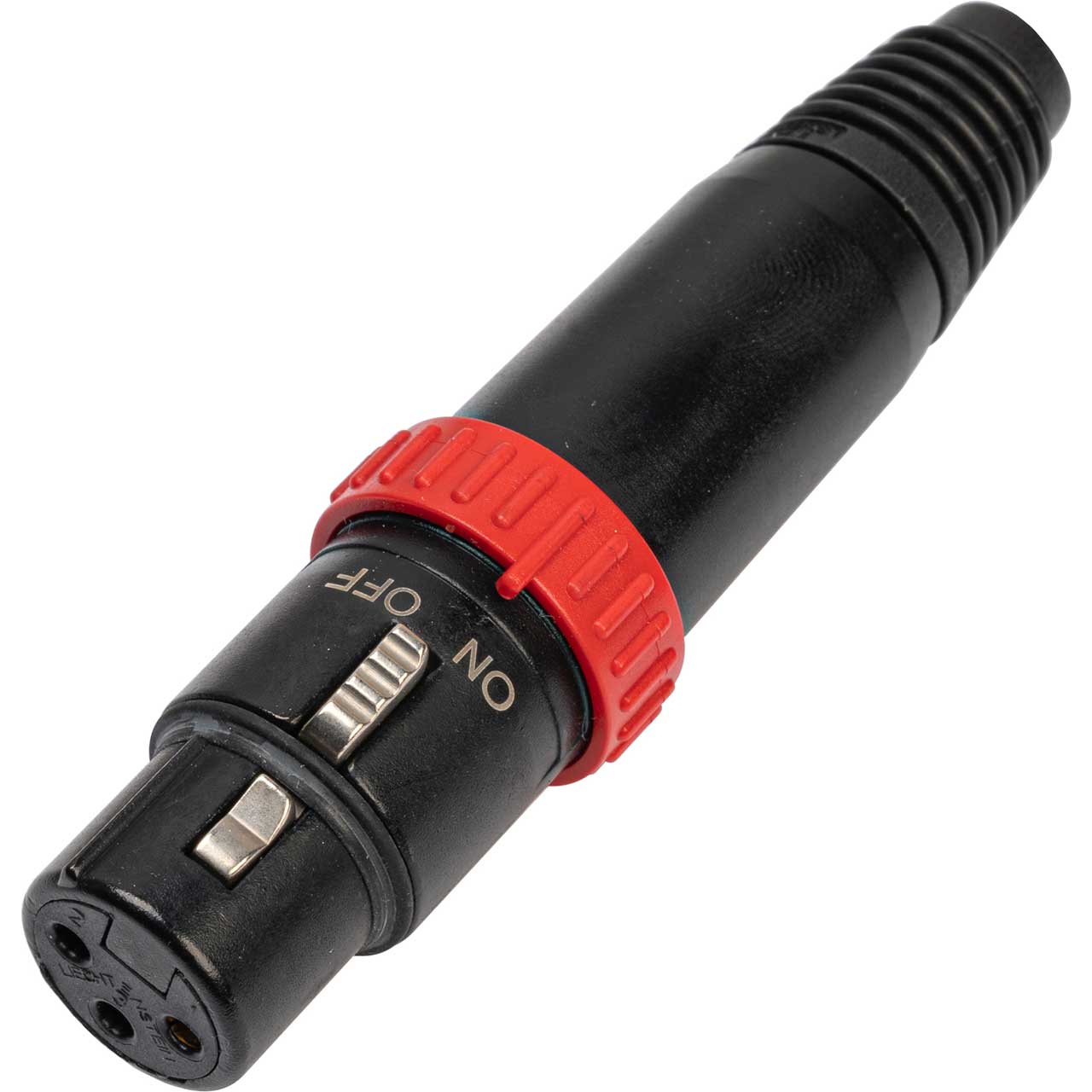 NEUTRIK NC3FXS-B 3 Pole XLR Female with On-Off Switch (Black)