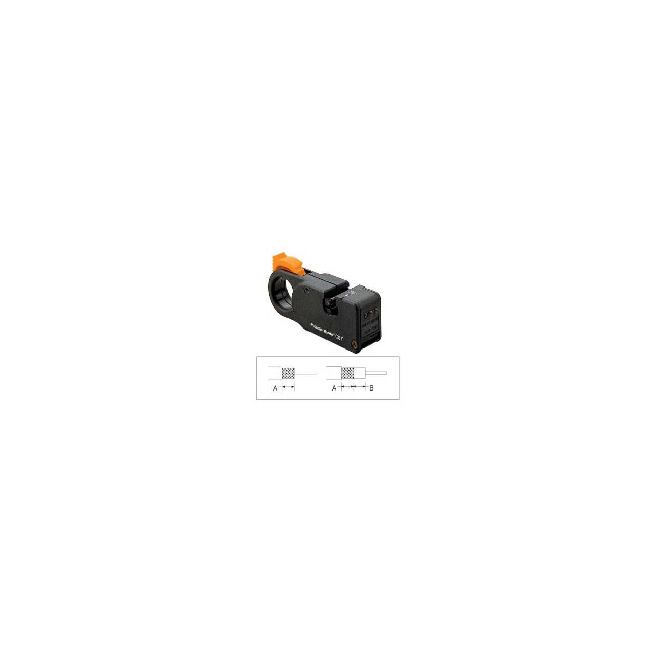 Coax wire stripping shop tool