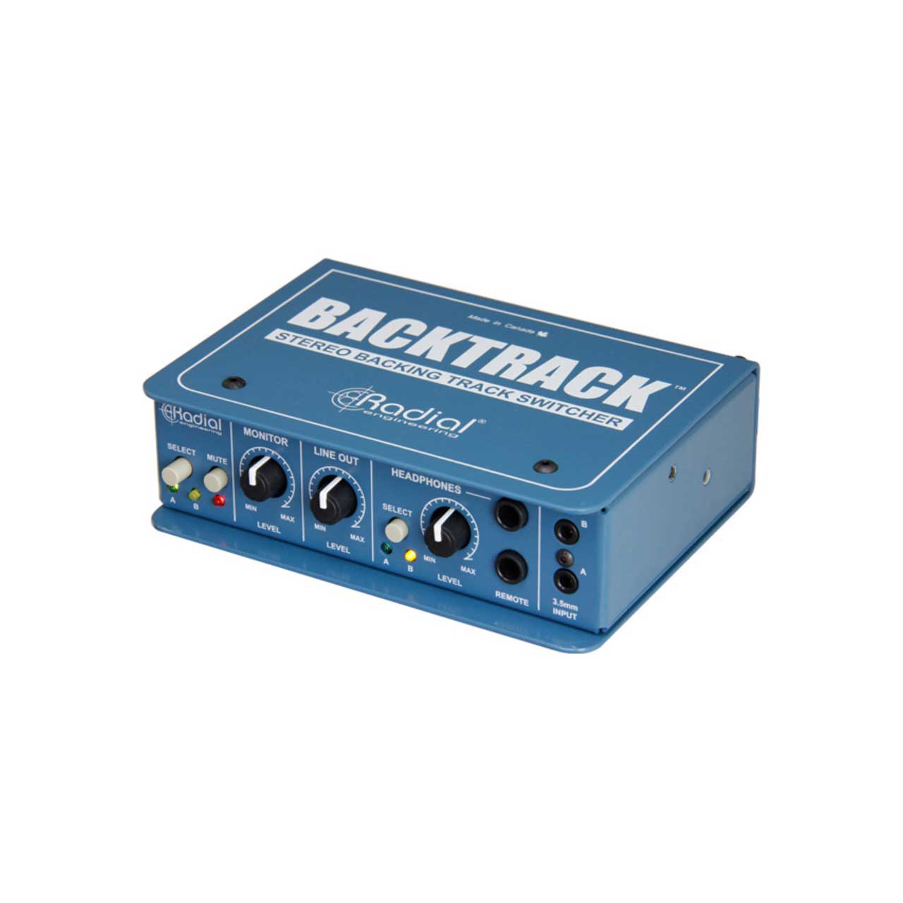 Radial Engineering Backtrack Stereo Backing Track Switcher with 3.5mm