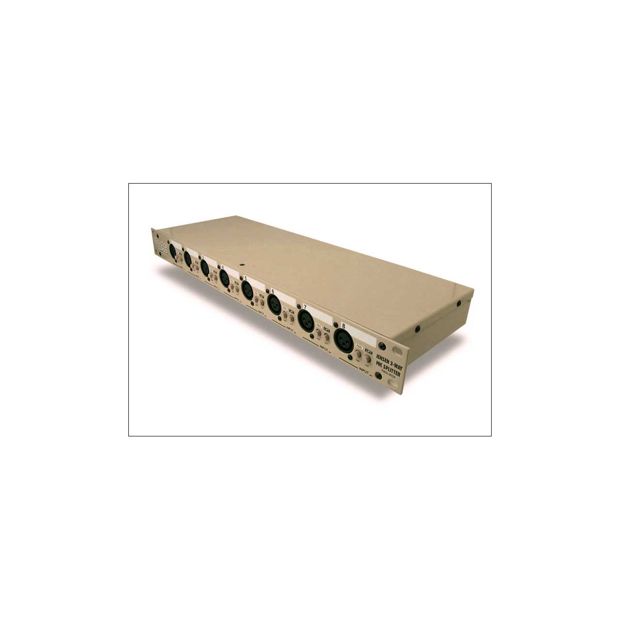Radial OX8-r Mic Splitter - Passive w/ 8-input to 8-direct out & 8