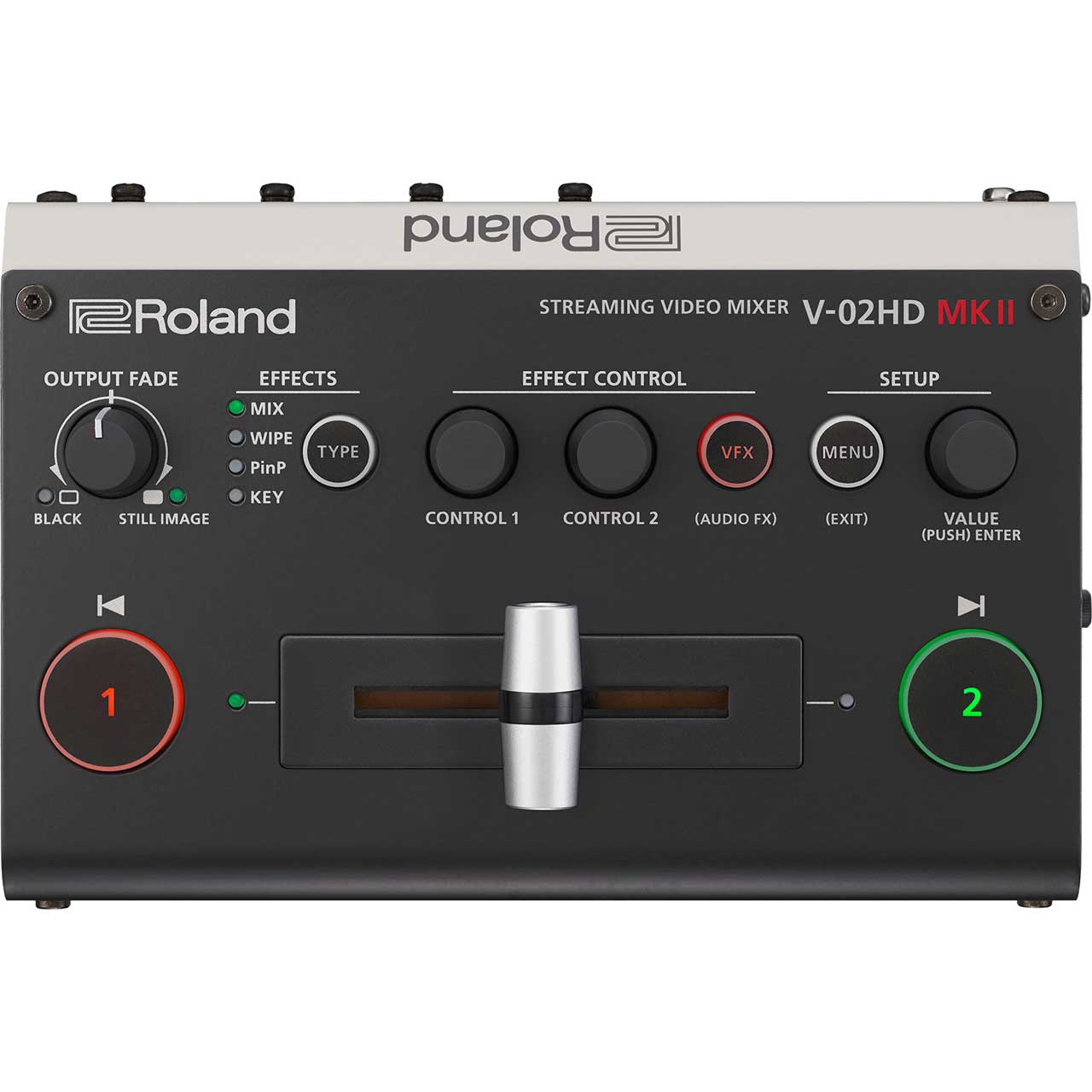Roland V-02HD MK II Multi-Format Two Camera Streaming Video Mixer with ...