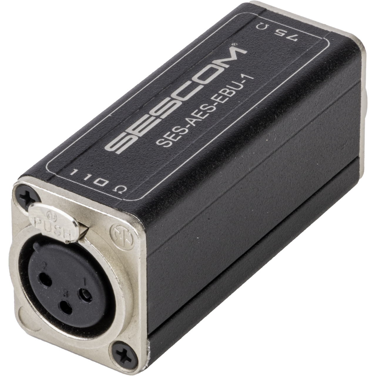 Sescom SES-AES-EBU-1 3-Pin XLR Female to 75 Ohm BNC Female AES/EBU