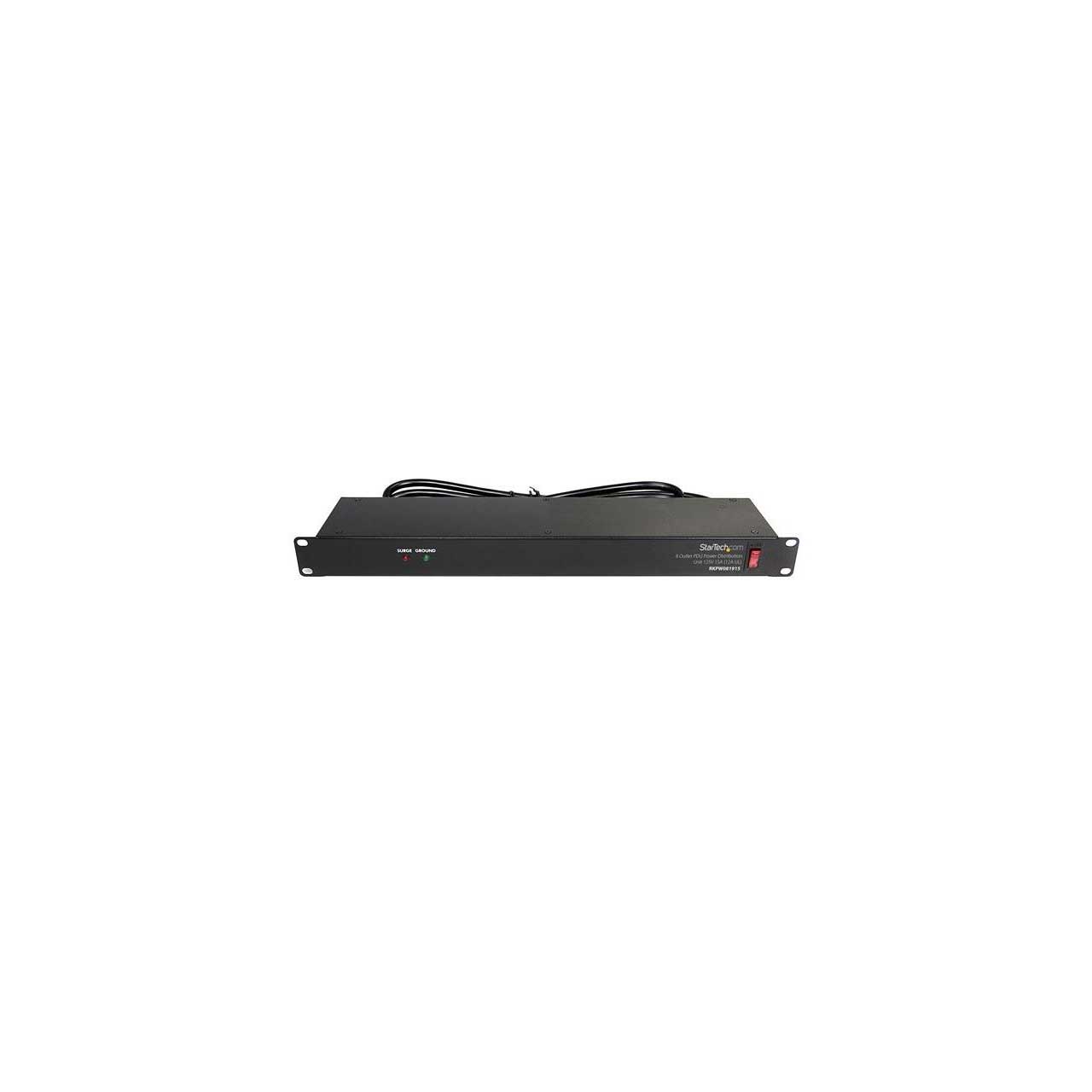 StarTech RKPW081915 Rackmount PDU with 8 Outlets and Surge Protection - 1U