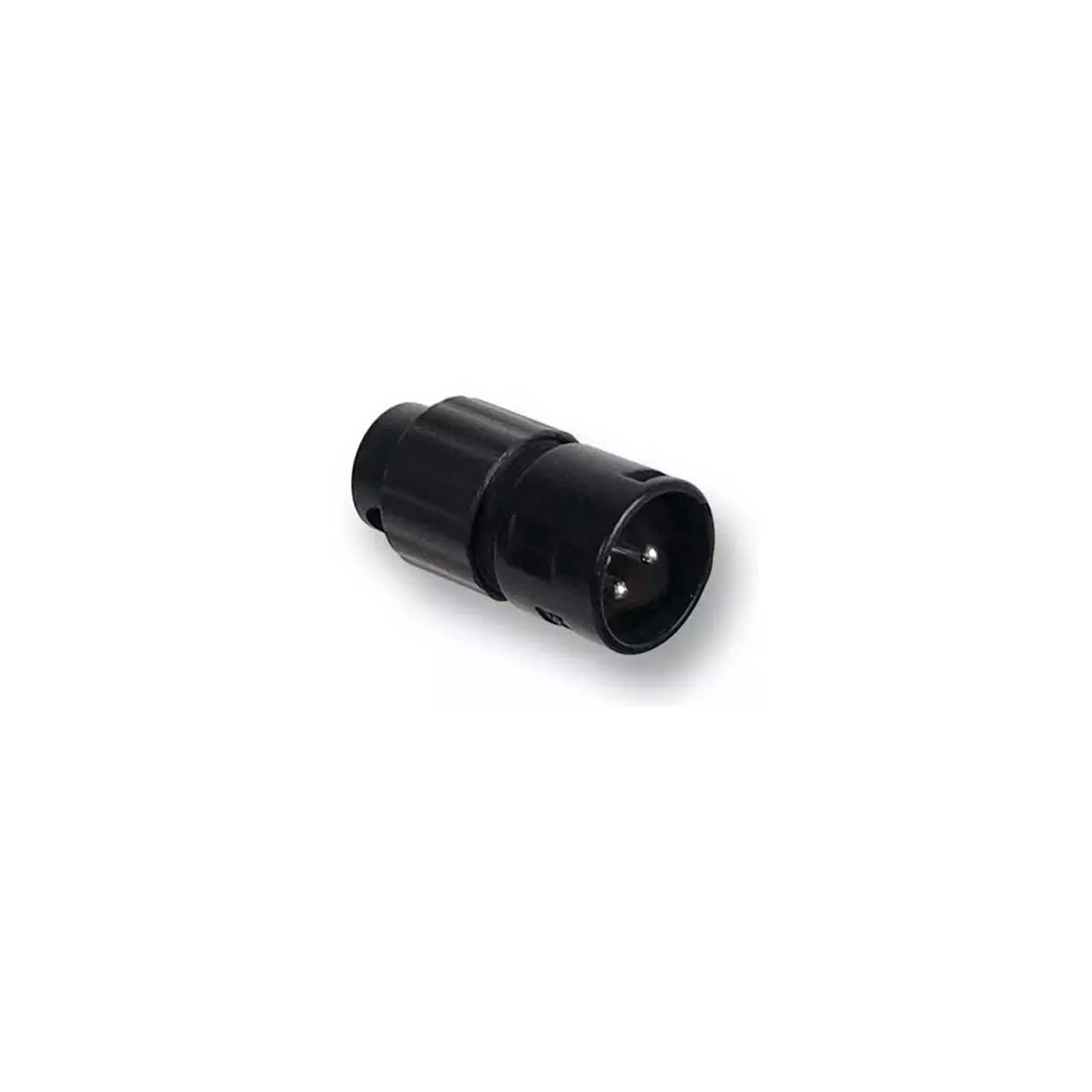 Switchcraft AAA3MBLP Low Profile 3 Position Male XLR Connector - Black