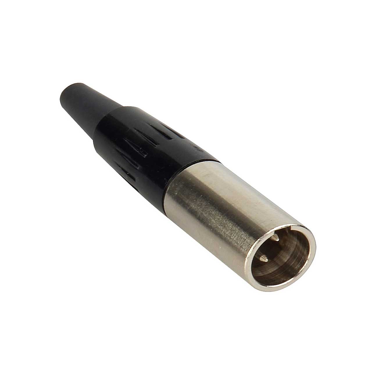 2x Panel Mount Mini XLR Male Audio Connector - 3 Pin For Microphone Cables