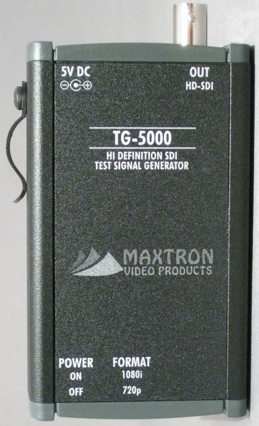 Maxtron TG-5000 Dual-Format HD-SDI Pattern Generator (no audio)
