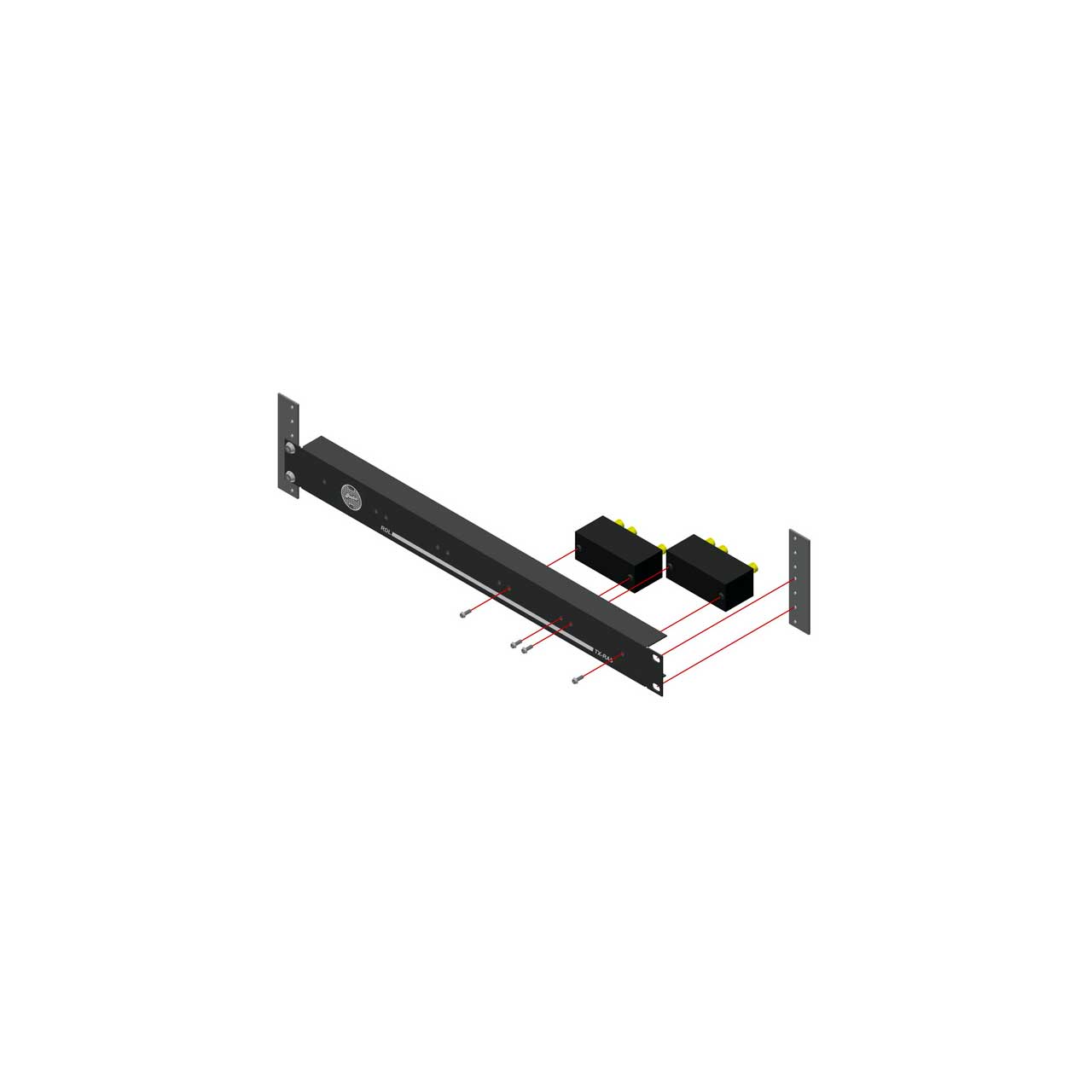RDL TX-RA5 TX Series 19in Racking System - 5 Modules 1RU