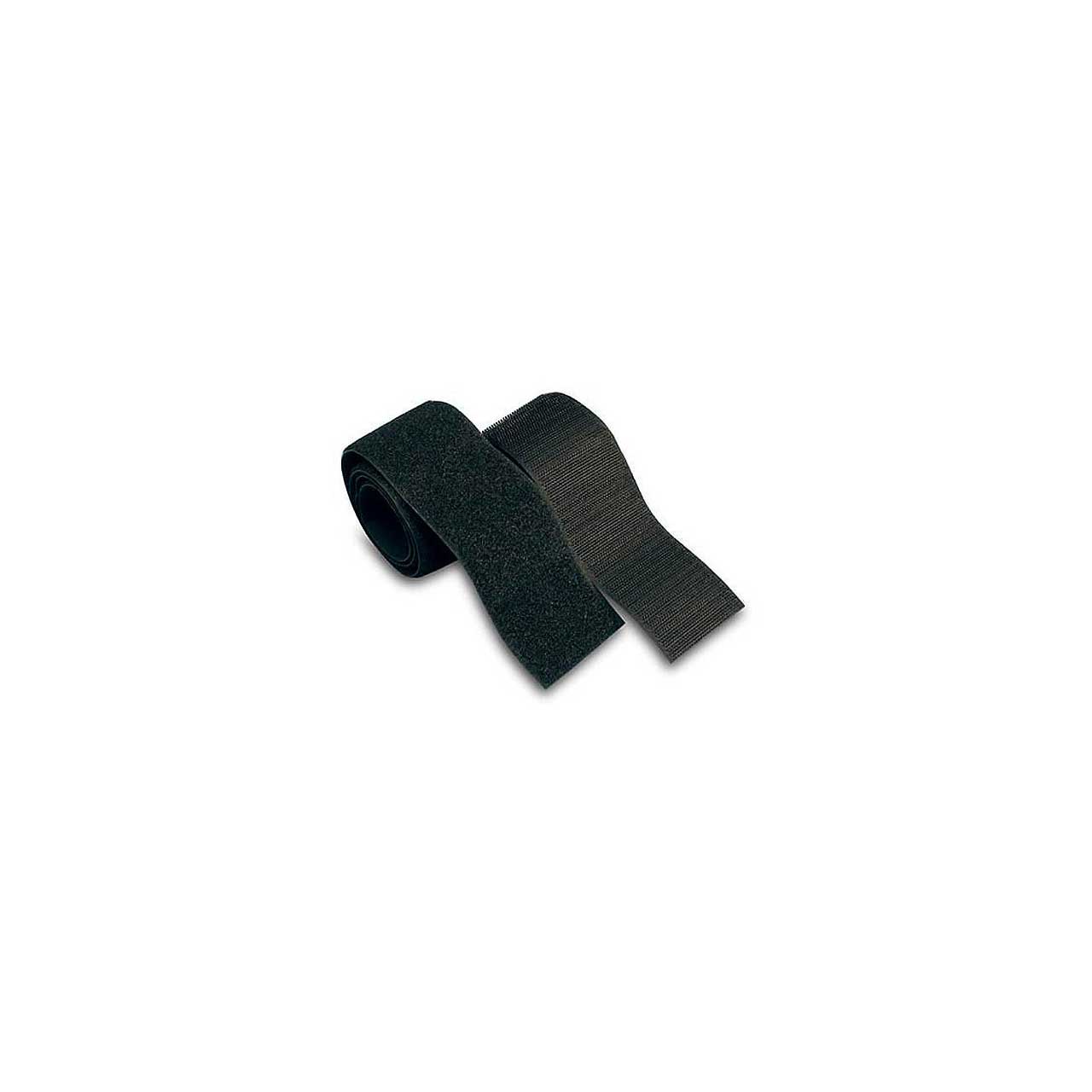 Velcro Industrial Strength Heavy-Duty Fastener, 2 x 4 ft, Black, 2/Pack