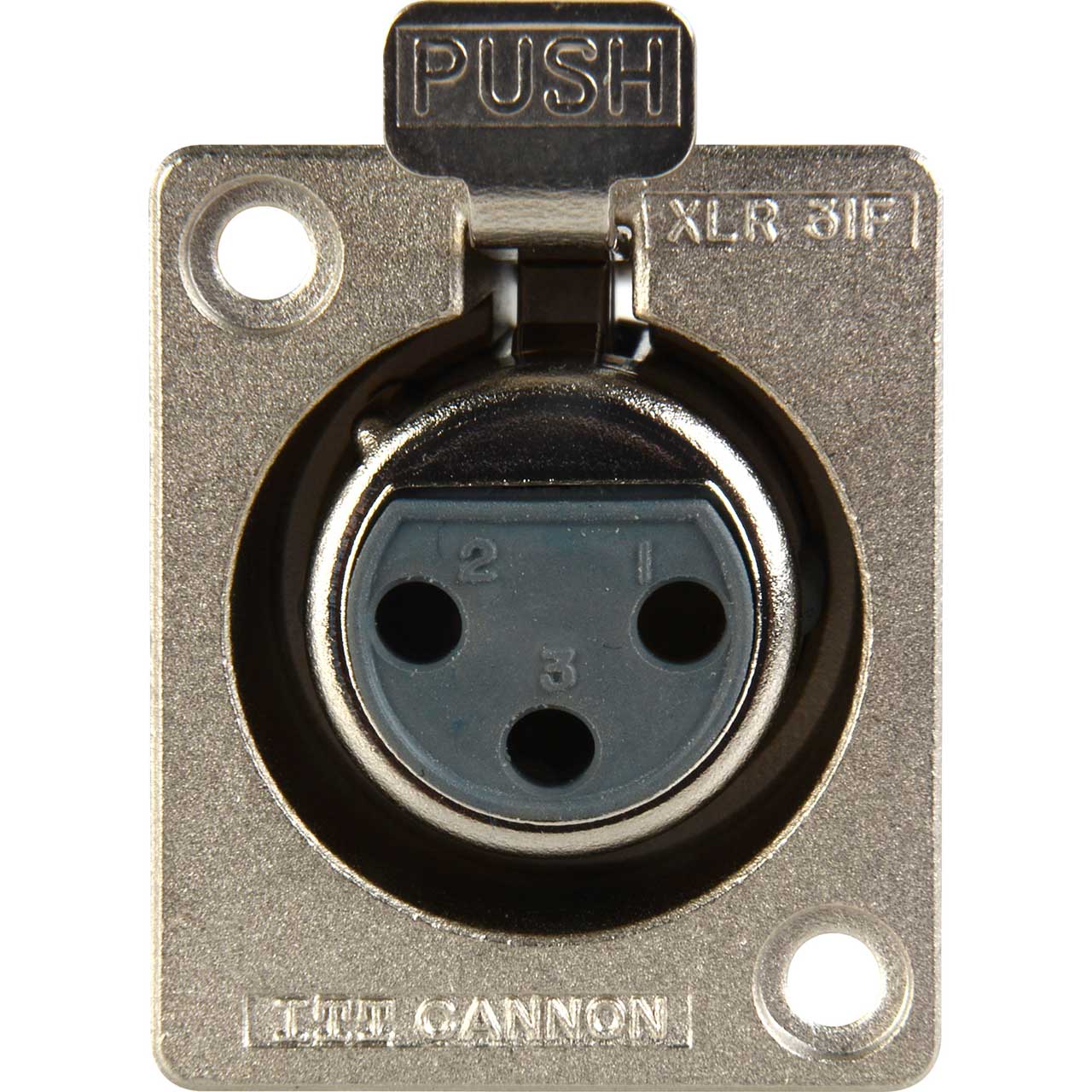 Canare D-Hole XLR-3-31F77 ITT Cannon Solder Back Rectangular Small