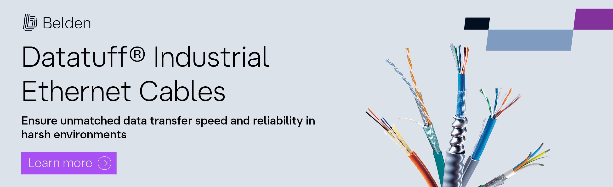 Belden datatuff cable banner