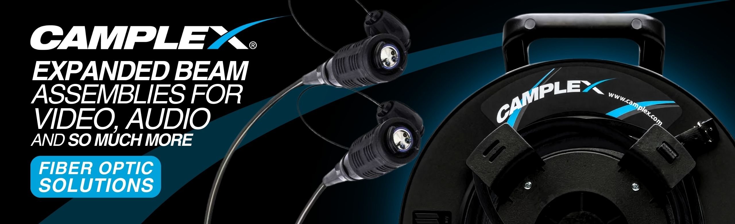 Stadium venues, live entertainment theaters and television broadcasters are now switching to expanded beam fiber optic systems as the reliable choice to carry critical video, audio and data signals.