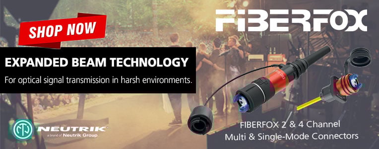 Neutrik Fiberfox Fiber Optic Cables