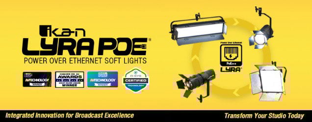 Transform your studio today with Ikan Lyra POE Soft Lights