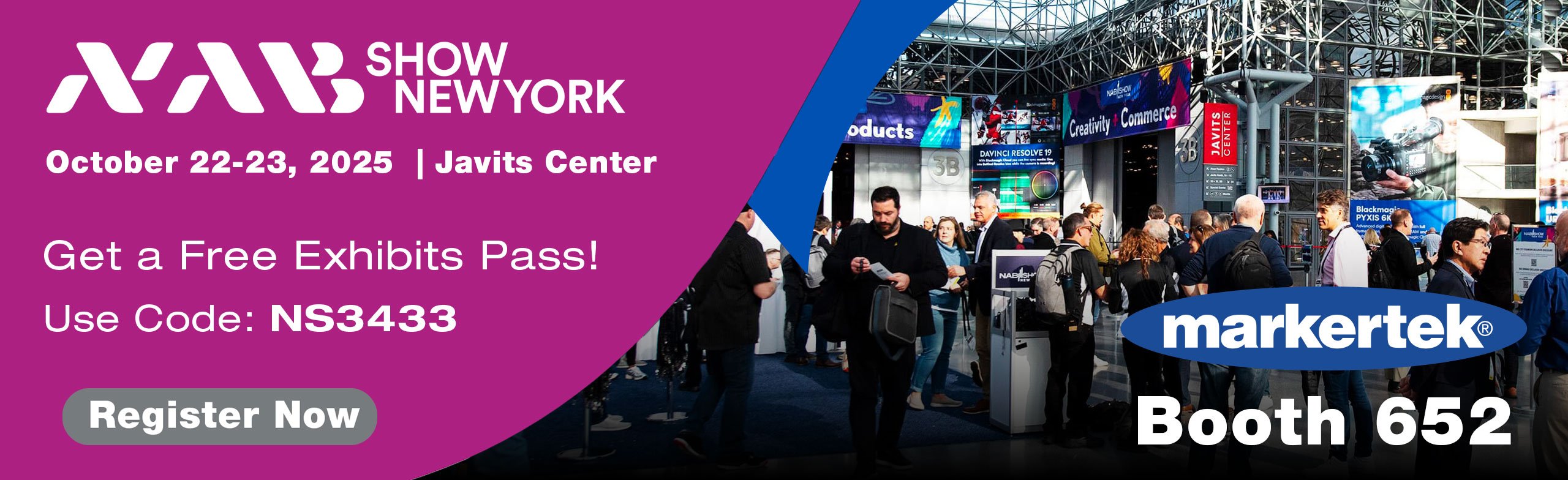 Banner to sign up for NAB NY