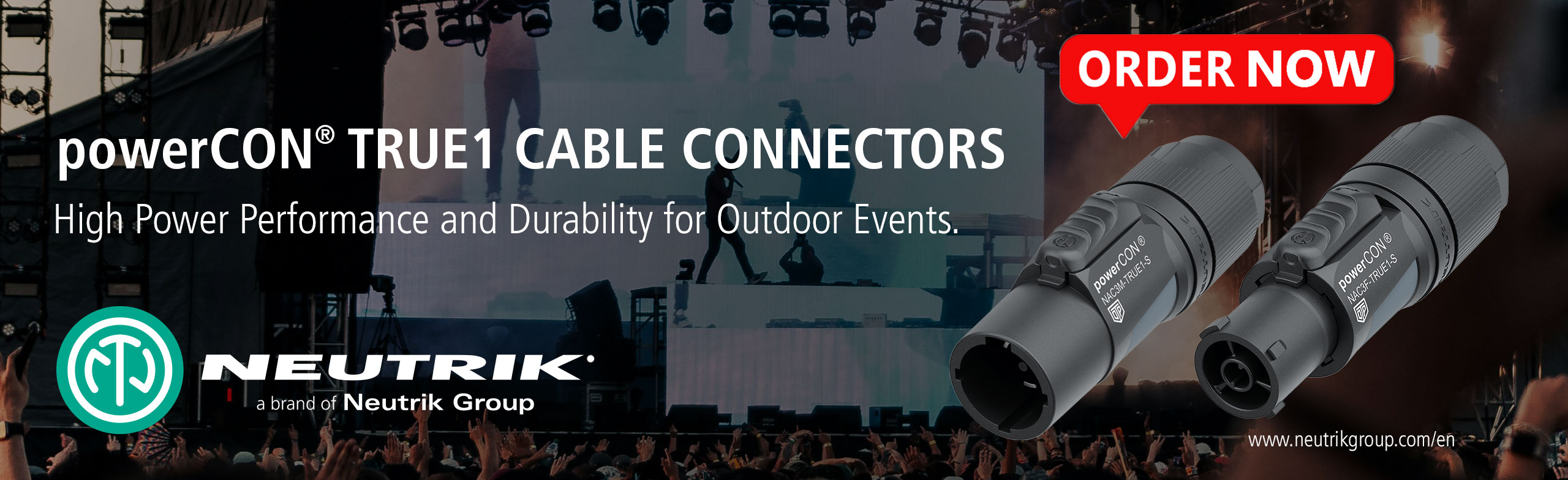 High power performance and durability for outdoor events.