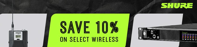 SHURE WIRELESS PROMO PRODUCTS