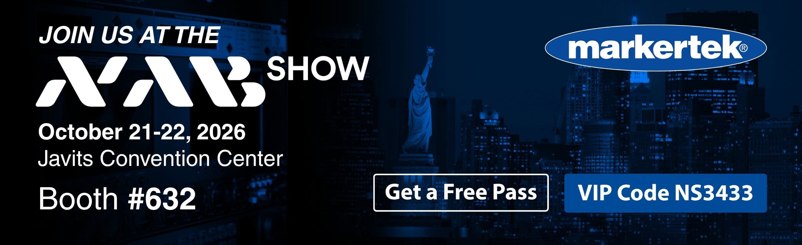 NAB Show Registration Banner