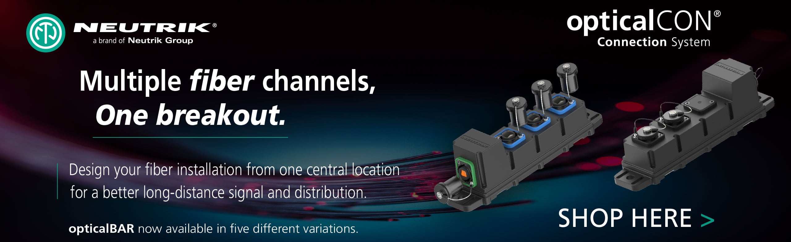 neutrik opticalbar banner