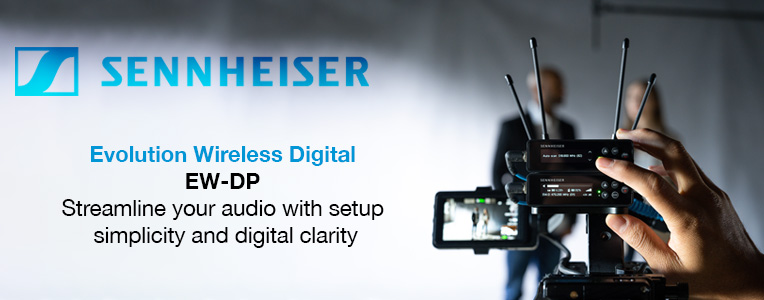 Sennheiser EWDP series. Streamline your audio with setup simplicity