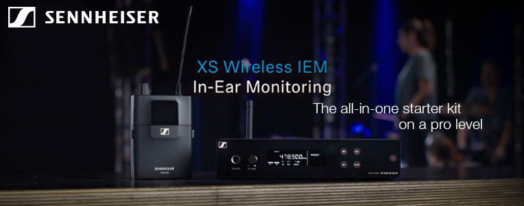 Sennheiser xs wireless iem in-ear monitoring the all-in-one starter kit on a pro level 