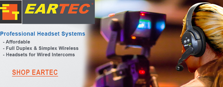 Eartec Intercom Systems available at Markertek