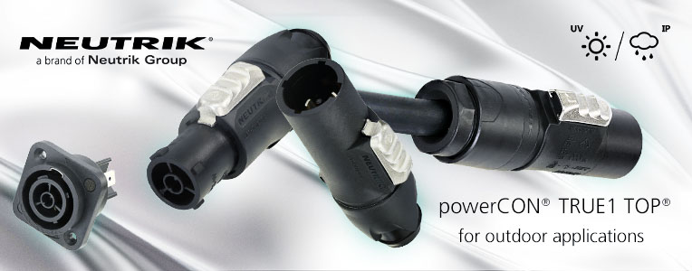Neutrik PowerCON solutions in stock at Markertek