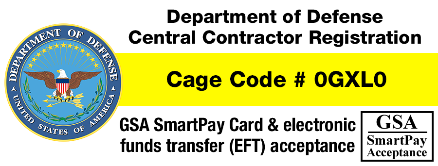 Department of Defense Central Contractor Registration Cage Code 0GXL0