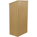 Amplivox W280-OK Full Height Wood Lectern - Oak