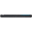 Black Box JPM818A CAT6 Patch Panel - Feed-Through 1U Unshielded 24-Port