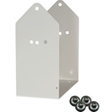 Galaxy Audio SAYBLA4-9 White Speaker Mount Bracket Accessory for item GXY-LA4DPMW