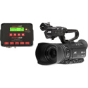 JVC GYHM250SP Sports Production Camcorder and Sportzcast Scorebot 4100 Scoreboard Interface Unit