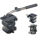 Libec RH35D Fluid Head with Dual Head Specification for 75mm Bowl and Flat Base Systems